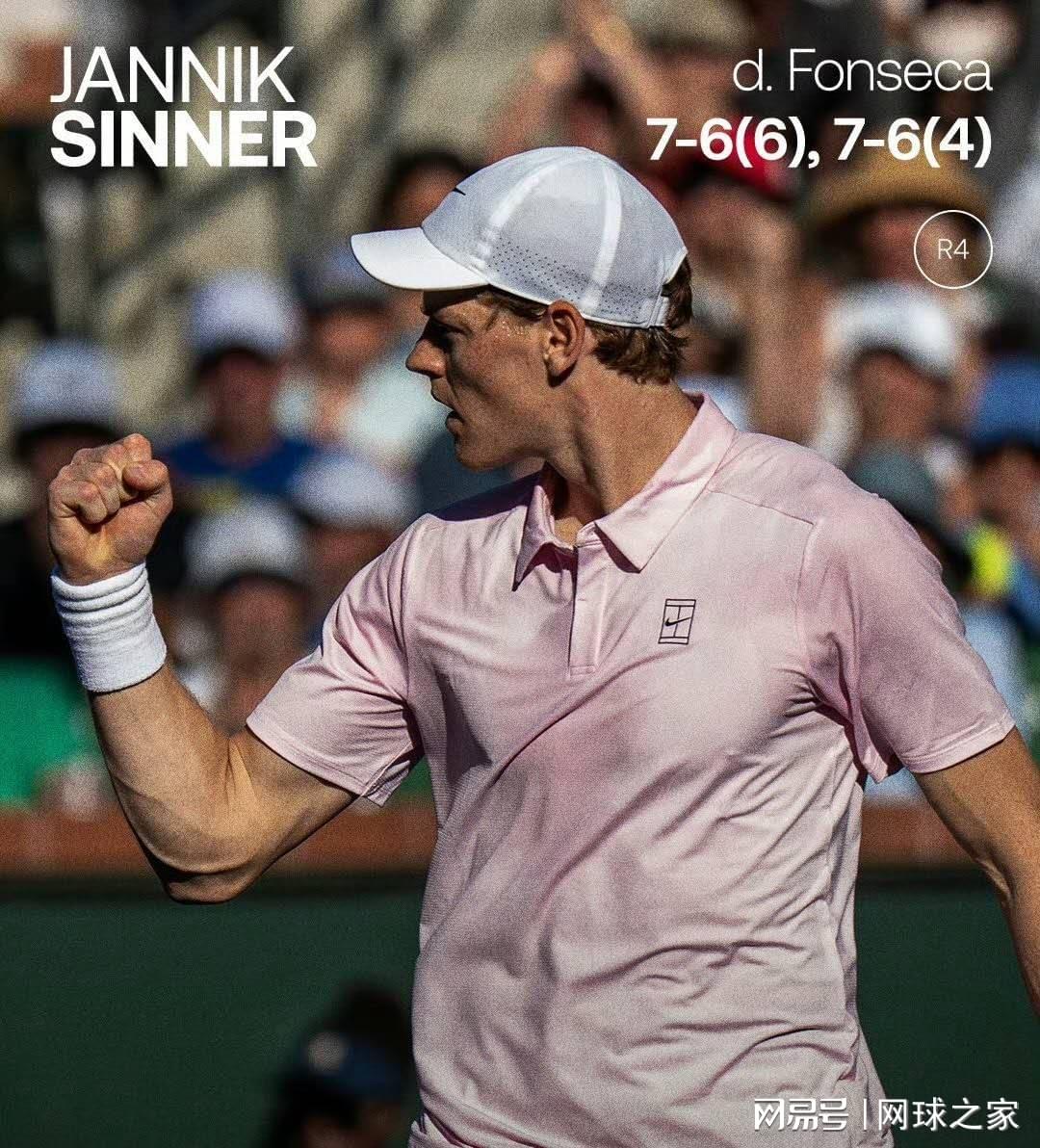 立博外围平台-辛纳惊魂时刻险些被丰塞卡导弹式扣杀击中受伤，网友称太疯狂了